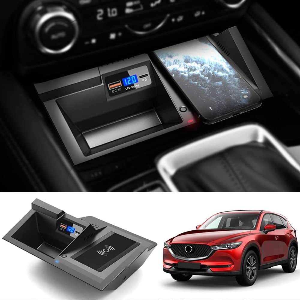 Amazon.co.jp: 2022革新版 車載 ワイヤレス充電器 マツダ(Mazda) CX5